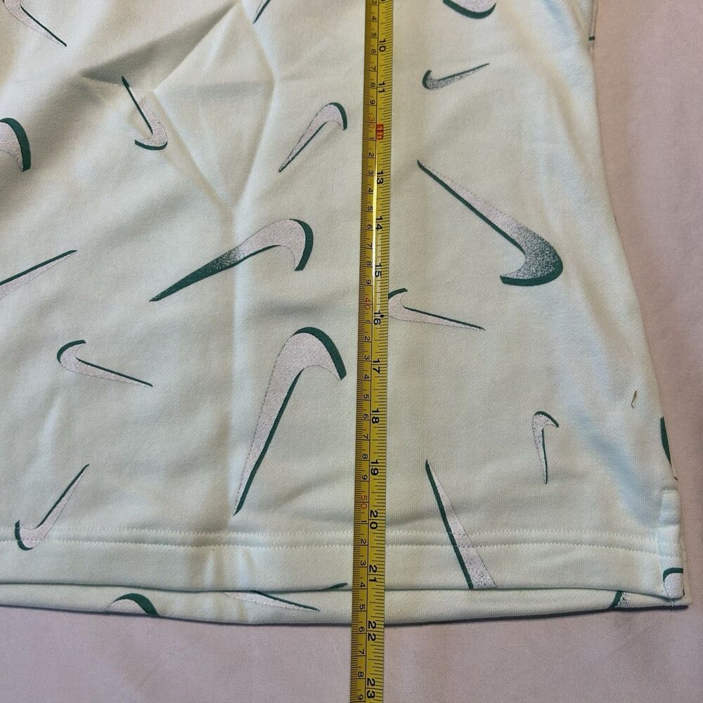 Nike Tank Top Girl's Large Lite Teal All Over Print Cotton Slim-Fit Pullover - Picture 4 of 5